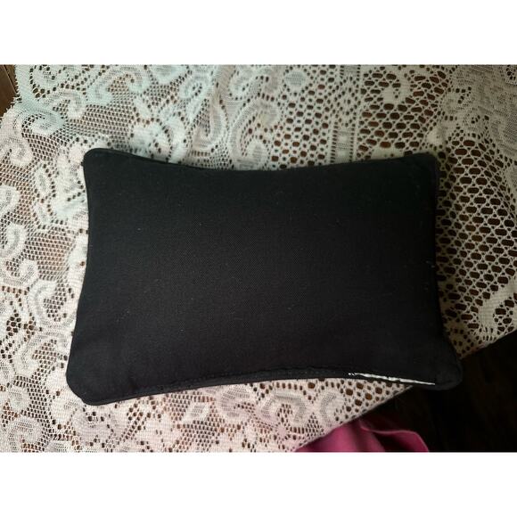 Vintage God Made Us Sisters Prozac Made Us Throw Pillow 90s Embroidery Gift - Picture 6 of 8